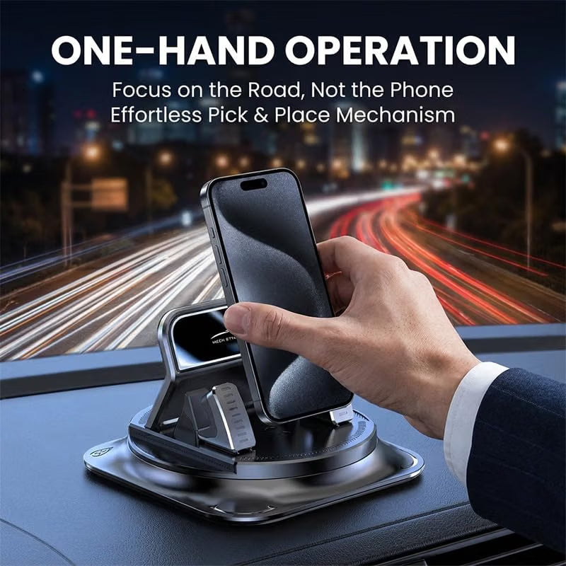 Dashboard Phone Stand with Folding Support